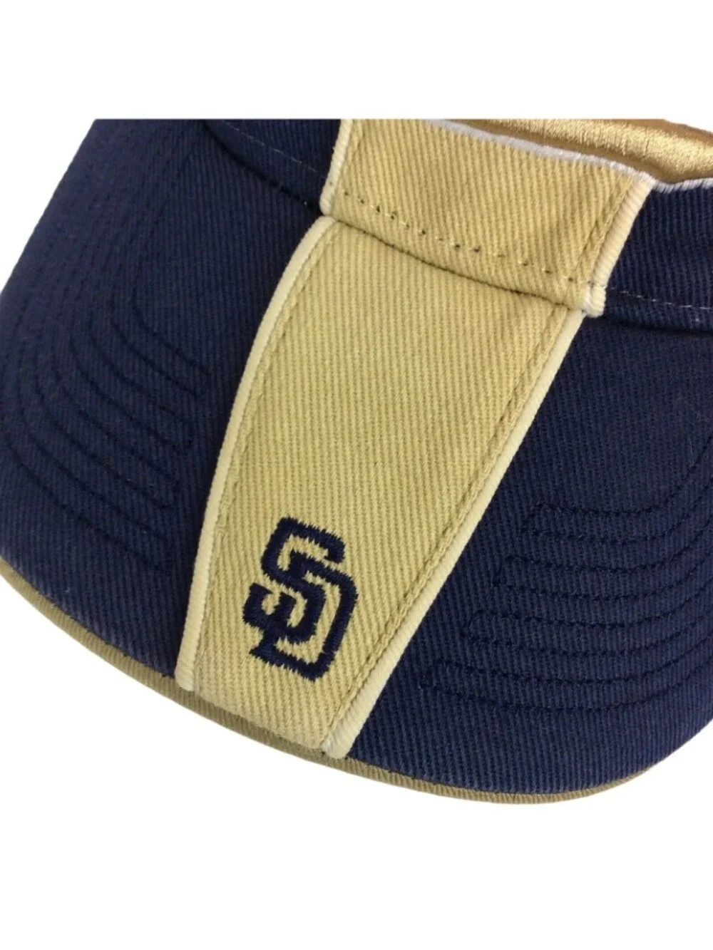 San Diego Padres Adjustable Baseball Cap Blue Beige Drew Pearson